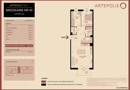 Mieszkanie w inwestycji: Artepolis