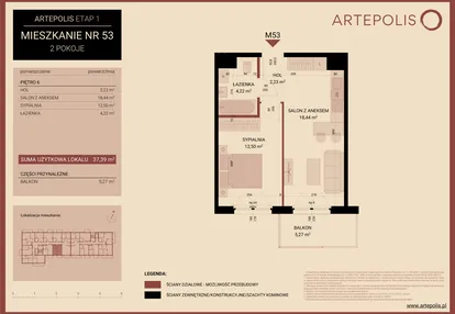 Mieszkanie w inwestycji: Artepolis