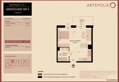 Mieszkanie w inwestycji: Artepolis