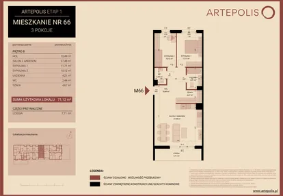 Mieszkanie w inwestycji: Artepolis