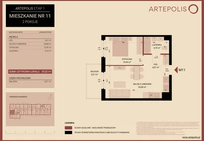 Mieszkanie w inwestycji: Artepolis