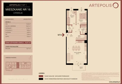 Mieszkanie w inwestycji: Artepolis