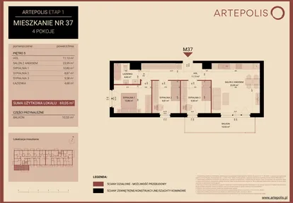 Mieszkanie w inwestycji: Artepolis