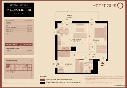 Mieszkanie w inwestycji: Artepolis