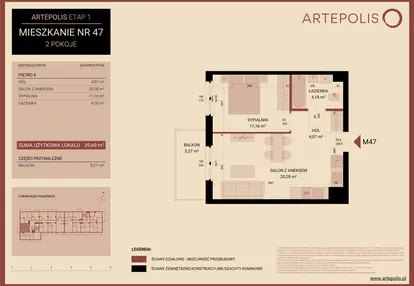 Mieszkanie w inwestycji: Artepolis