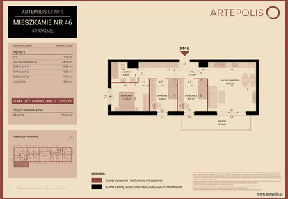 Mieszkanie w inwestycji: Artepolis