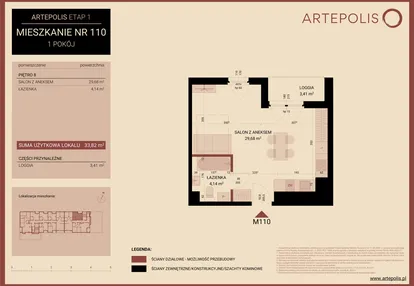 Mieszkanie w inwestycji: Artepolis
