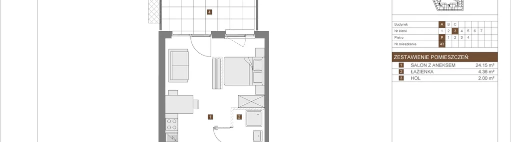 Mieszkanie w inwestycji: Osiedle Wilno VII etap 3.2