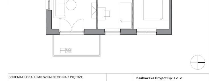 Mieszkanie w inwestycji: Apartamenty Krakowska etap VI