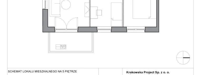 Mieszkanie w inwestycji: Apartamenty Krakowska etap VI