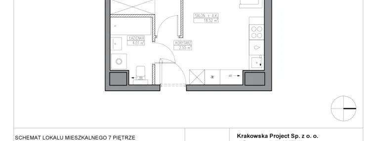 Mieszkanie w inwestycji: Apartamenty Krakowska etap VI