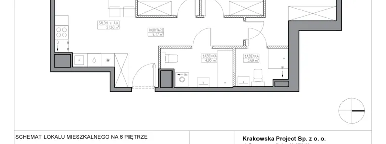Mieszkanie w inwestycji: Apartamenty Krakowska etap VI