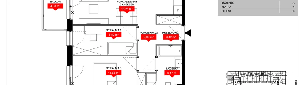 Mieszkanie w inwestycji: Osiedle Bociana 5
