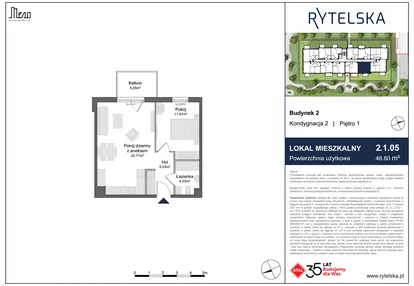 Mieszkanie w inwestycji: Rytelska