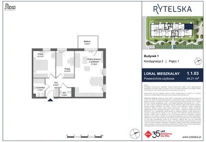 Mieszkanie w inwestycji: Rytelska