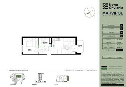 Mieszkanie w inwestycji: Nowa Chylonia