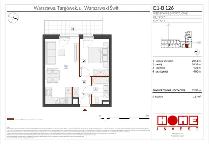 Mieszkanie w inwestycji: Warszawski Świt etap X