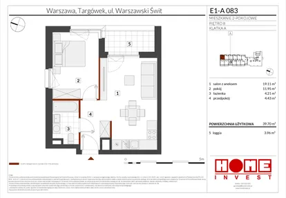 Mieszkanie w inwestycji: Warszawski Świt etap X