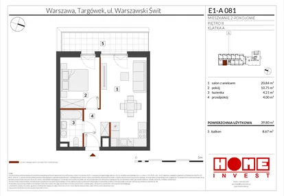 Mieszkanie w inwestycji: Warszawski Świt etap X