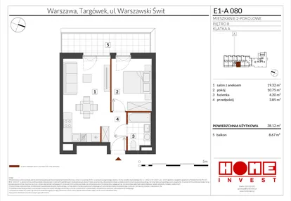 Mieszkanie w inwestycji: Warszawski Świt etap X