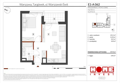 Mieszkanie w inwestycji: Warszawski Świt etap X