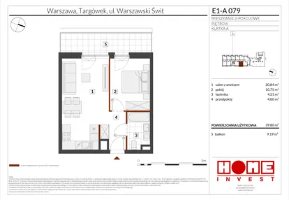 Mieszkanie w inwestycji: Warszawski Świt etap X
