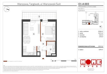 Mieszkanie w inwestycji: Warszawski Świt etap X