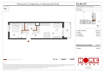 Mieszkanie w inwestycji: Warszawski Świt etap X