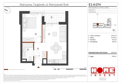 Mieszkanie w inwestycji: Warszawski Świt etap X