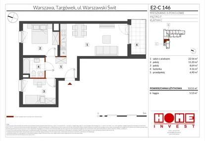 Mieszkanie w inwestycji: Warszawski Świt etap XI