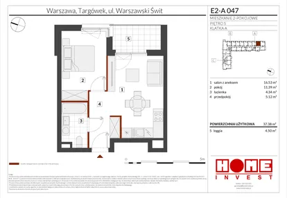 Mieszkanie w inwestycji: Warszawski Świt etap XI