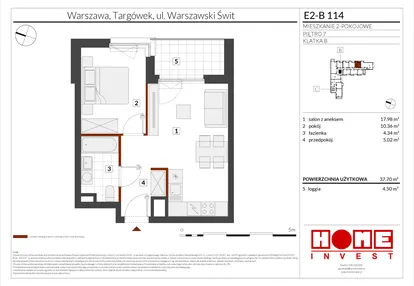 Mieszkanie w inwestycji: Warszawski Świt etap XI