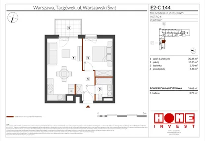 Mieszkanie w inwestycji: Warszawski Świt etap XI