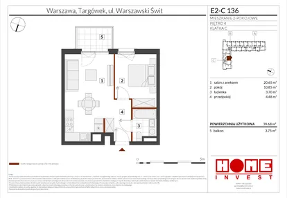 Mieszkanie w inwestycji: Warszawski Świt etap XI