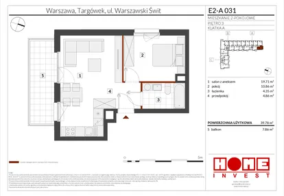 Mieszkanie w inwestycji: Warszawski Świt etap XI