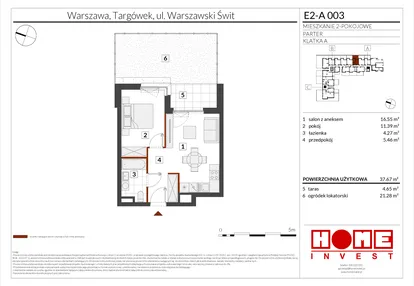 Mieszkanie w inwestycji: Warszawski Świt etap XI