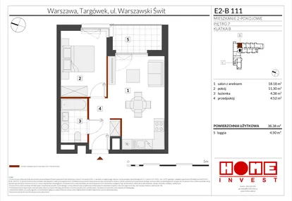 Mieszkanie w inwestycji: Warszawski Świt etap XI