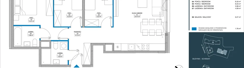 Mieszkanie w inwestycji: Meri Apartamenty