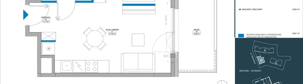 Mieszkanie w inwestycji: Meri Apartamenty