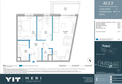 Mieszkanie w inwestycji: Meri Apartamenty