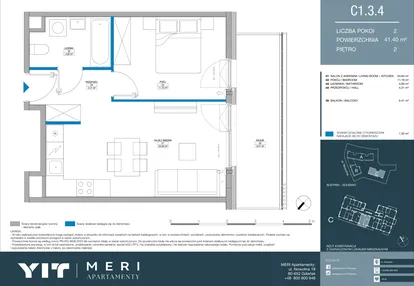 Mieszkanie w inwestycji: Meri Apartamenty