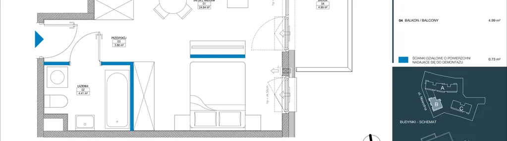 Mieszkanie w inwestycji: Meri Apartamenty
