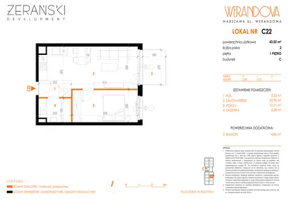 Mieszkanie w inwestycji: Werandova