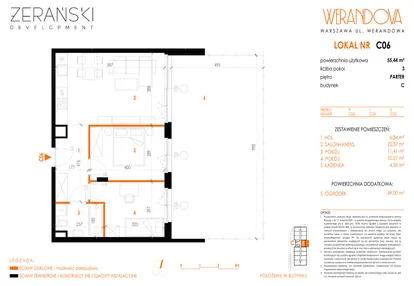 Mieszkanie w inwestycji: Werandova