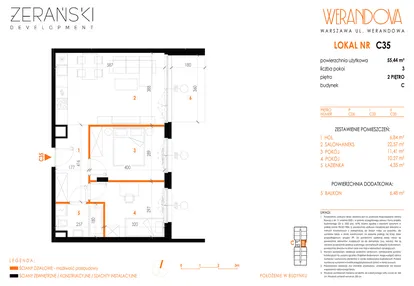 Mieszkanie w inwestycji: Werandova