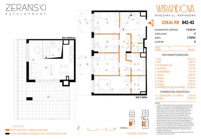 Mieszkanie w inwestycji: Werandova
