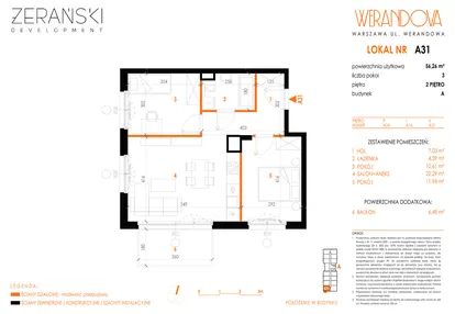 Mieszkanie w inwestycji: Werandova