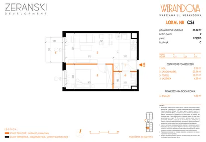 Mieszkanie w inwestycji: Werandova