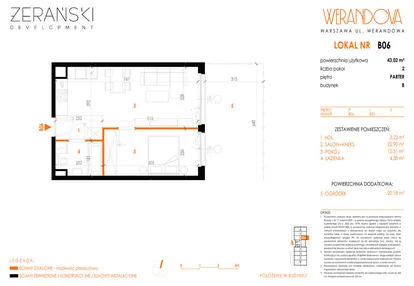 Mieszkanie w inwestycji: Werandova