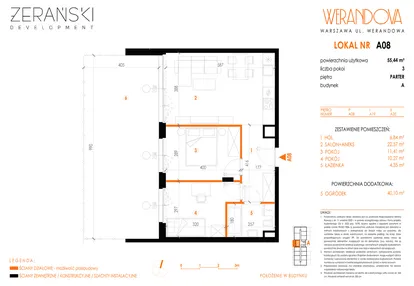 Mieszkanie w inwestycji: Werandova